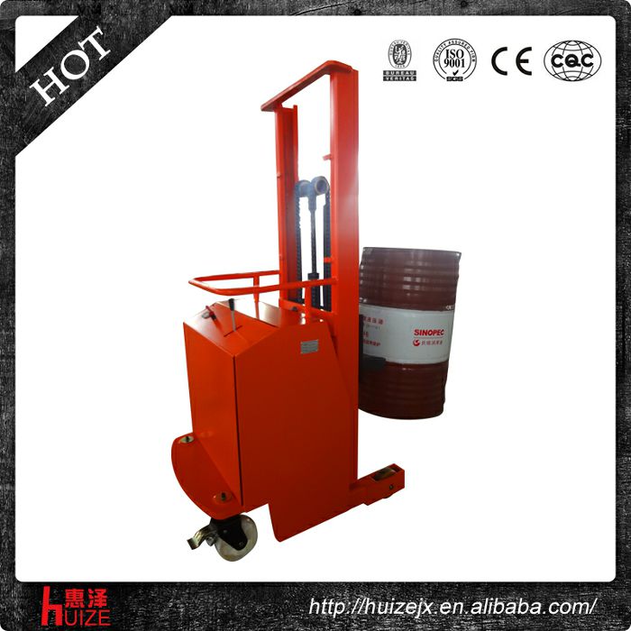 2半電動(dòng)配重油桶車（無底腿，只堆垛，不翻轉(zhuǎn)）